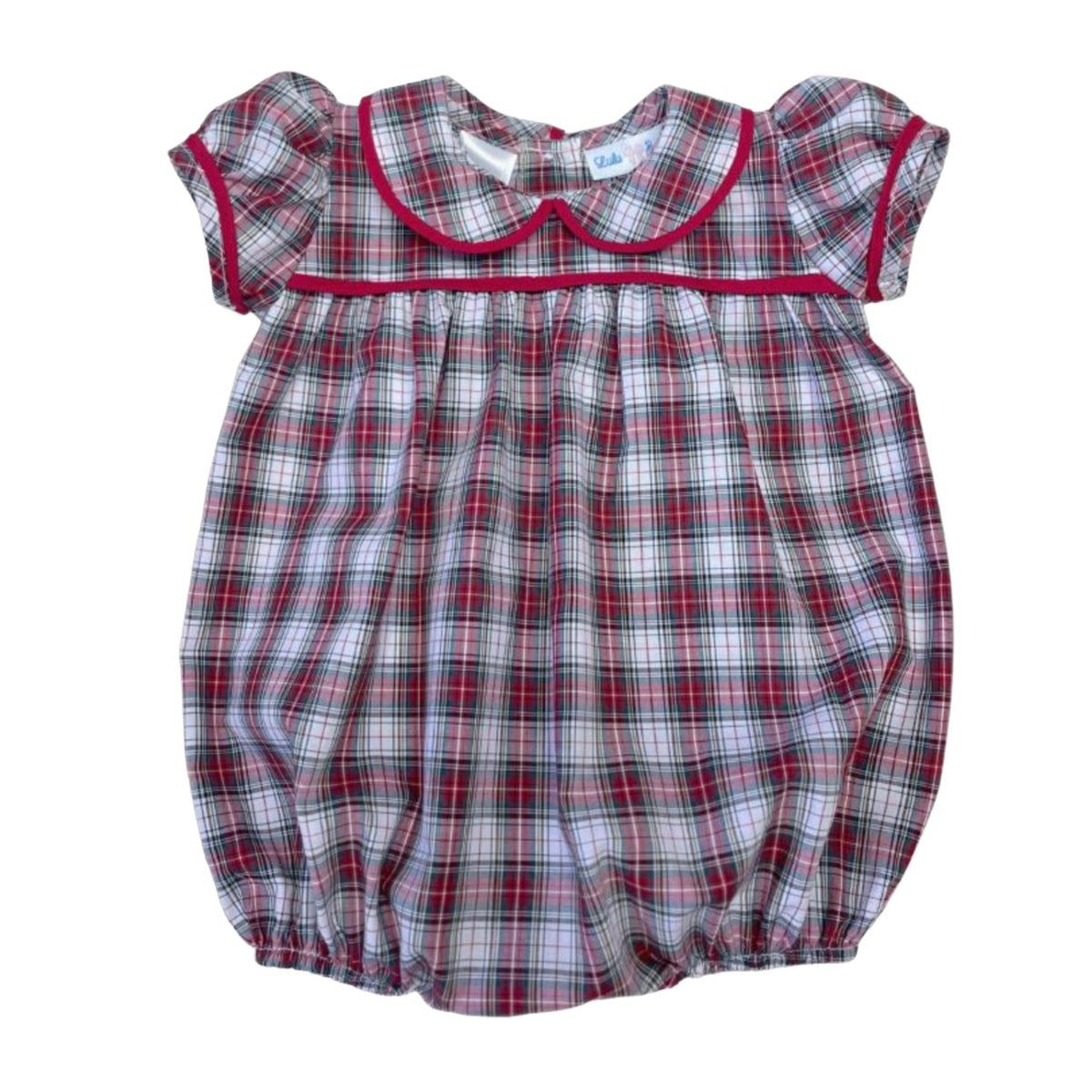 *Pre-Sale* Lulu Bebe Christmas Plaid Bubble