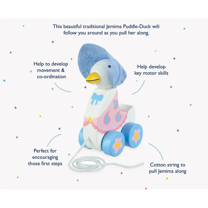 *Pre-Order* Orange Tree Toys Jemima Puddle-Duck™ Pull Along