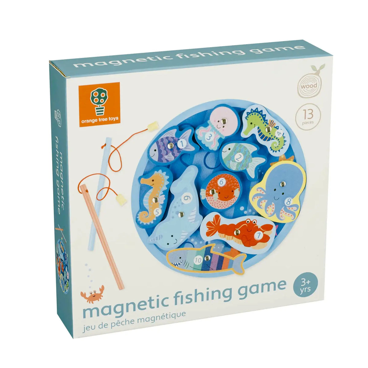 *Pre-Order* Orange Tree Toys Magnetic Wooden Fishing Game