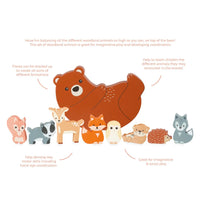 *Pre-Order* Orange Tree Toys Woodland Animals Balancing Game