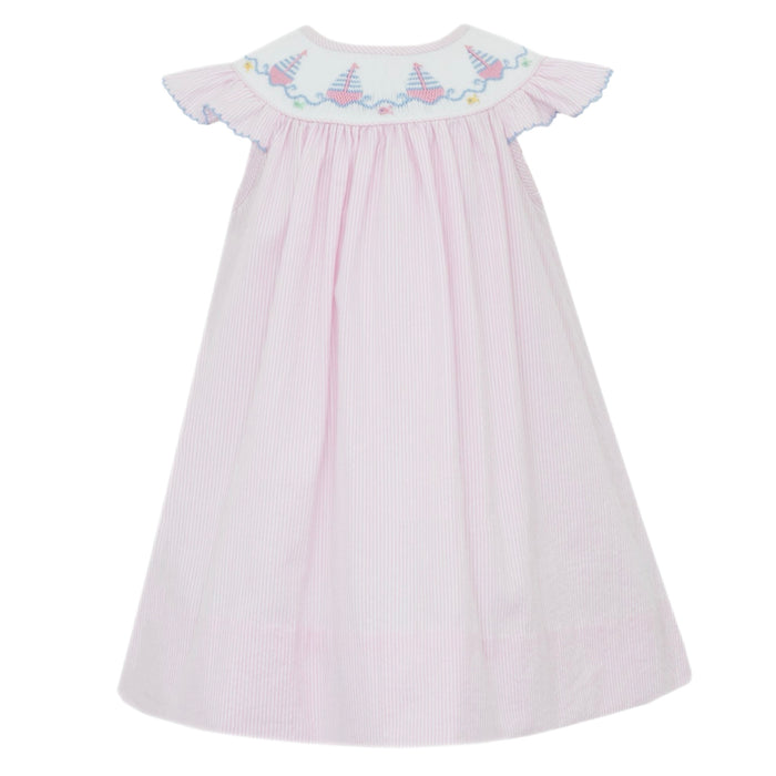 *Pre-Order* Anavini Sailboats Dress - Pink