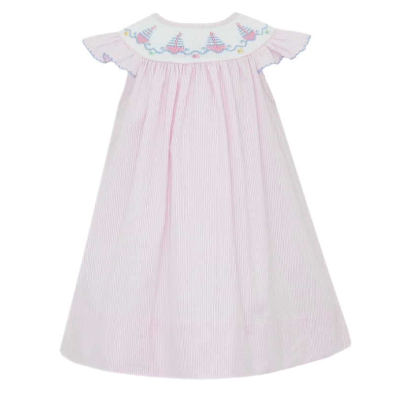 *Pre-Order* Anavini Sailboats Dress - Pink