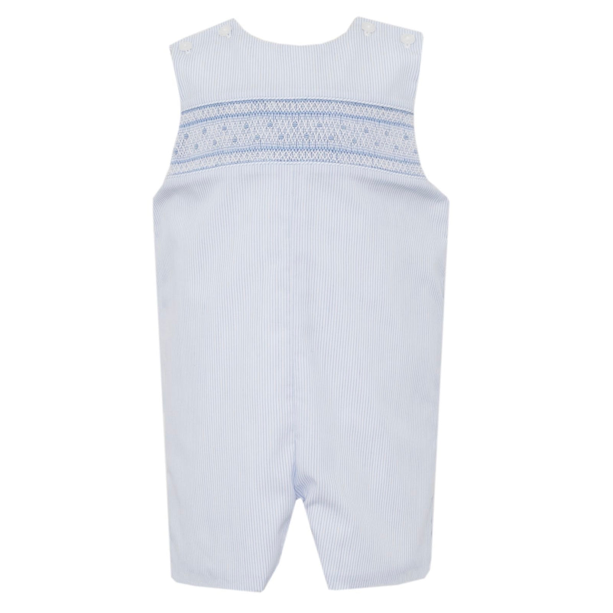 *Pre-Order* Petit Bebe Smocked Jon Jon Set - Blue