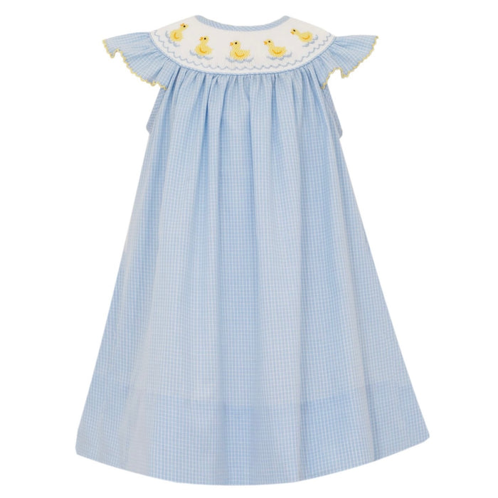 *Pre-Order* Petit Bebe Ducks Dress - Blue