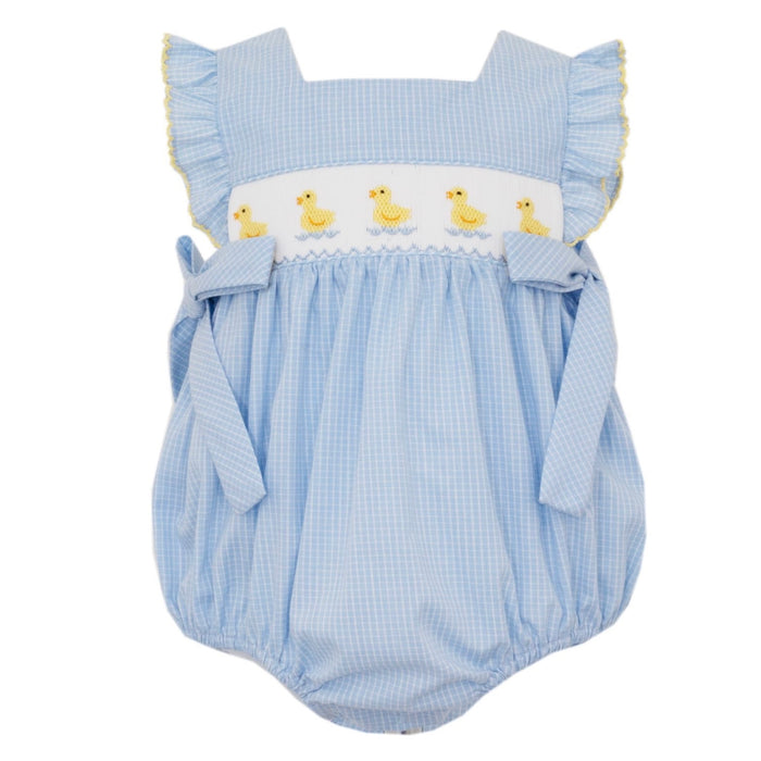 Petit Bebe Ducks Girls Bubble - Blue