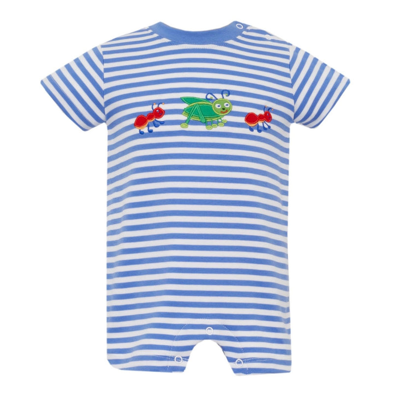 *Pre-Order* Claire & Charlie Bugs Romper - Periwinkle