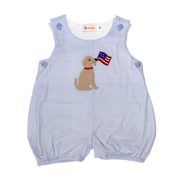 Luigi Kids Dog w/ Flag Bubble - Blue