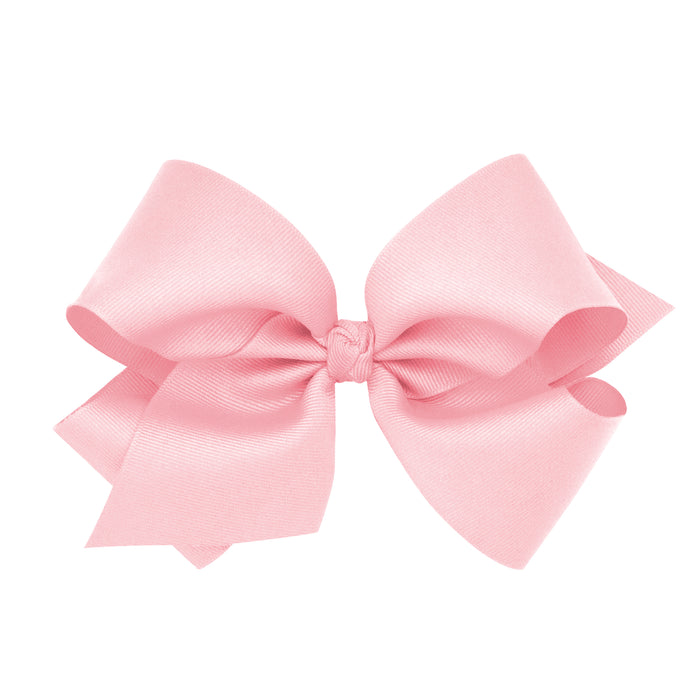 Wee Ones Classic Grosgrain Bow - Light Pink