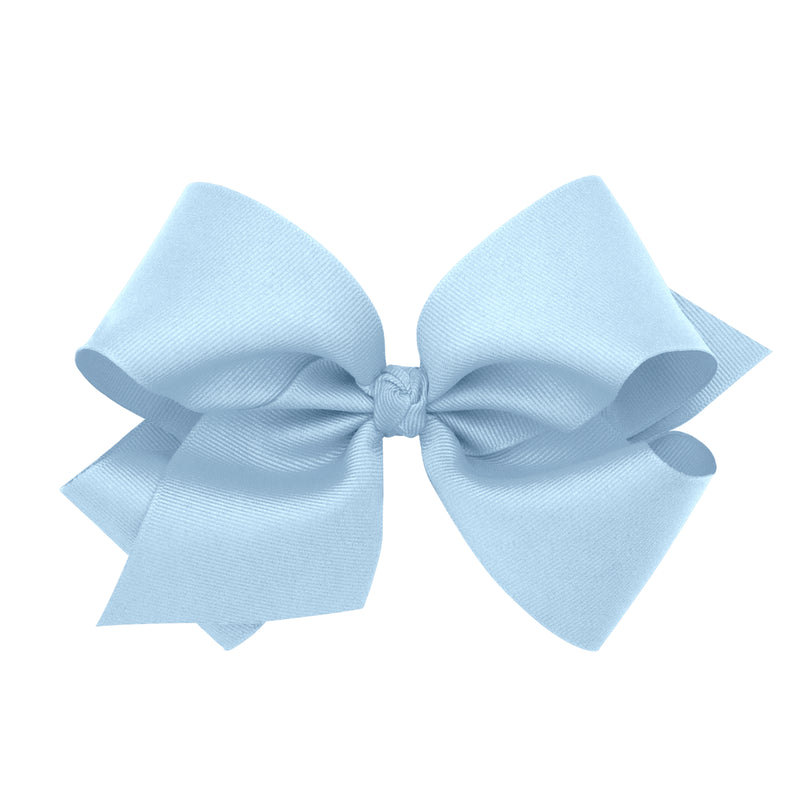 Wee Ones Classic Grosgrain Bow - Millennium Blue