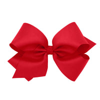 Wee Ones Classic Grosgrain Bow - Red