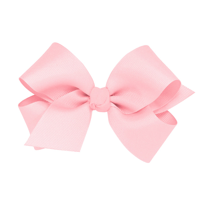 Wee Ones Classic Grosgrain Bow - Light Pink