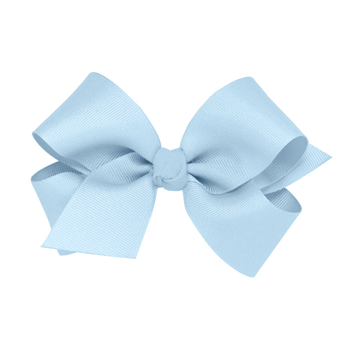 Wee Ones Classic Grosgrain Bow - Millennium Blue