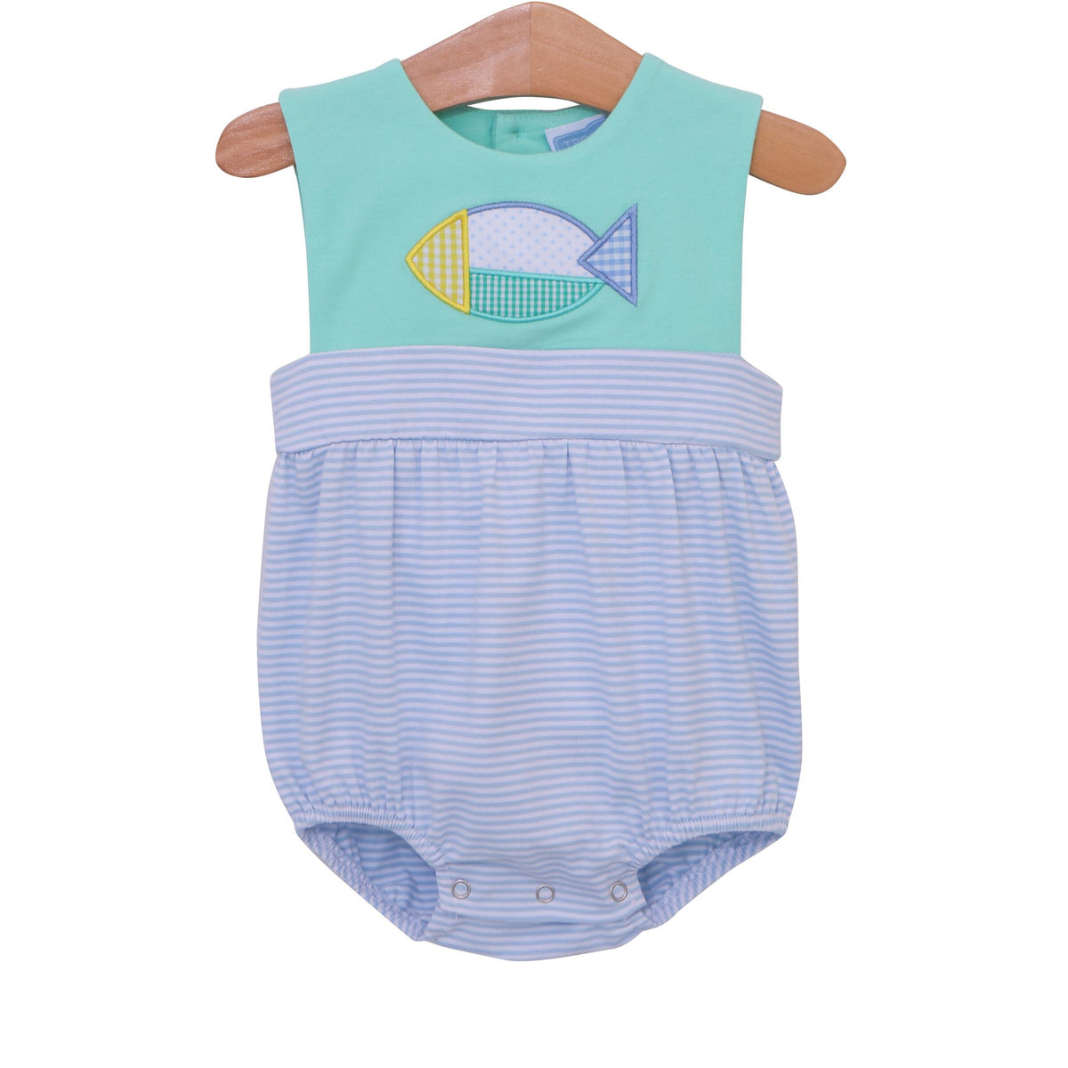 Trotter Street Kids Color Block Fish Sunsuit