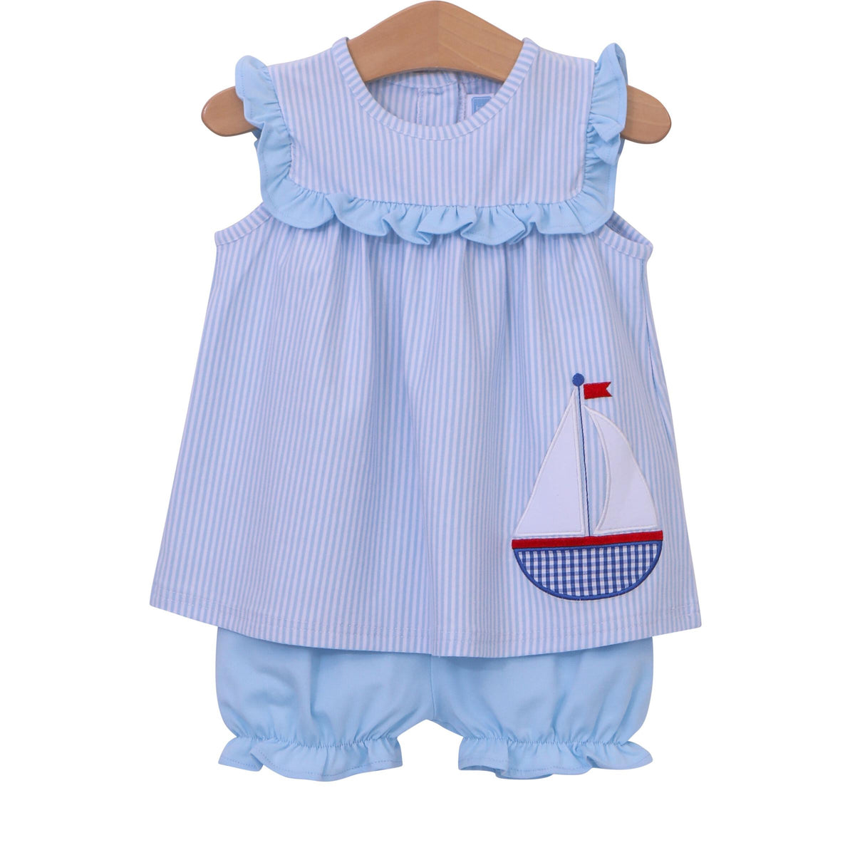 Trotter Street Kids Sailboat Bloomer Set