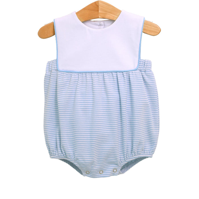 Trotter Street Kids Boys Knit Sleeveless Bubble - Blue