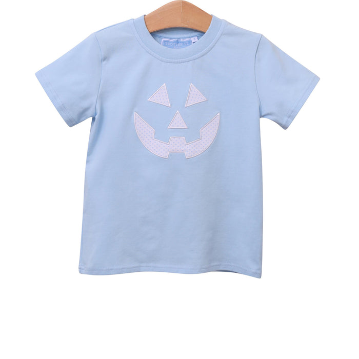 Trotter Street Kids Jack O'Lantern T-Shirt - Blue