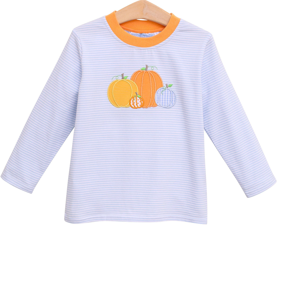 Trotter Street Kids Pumpkin Patch T-Shirt - Blue