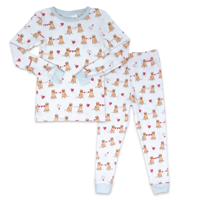 Lullaby Set Puppy Love Pajama Set - Blue