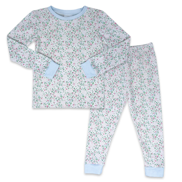 Lullaby Set Bunny Floral Pajama Set