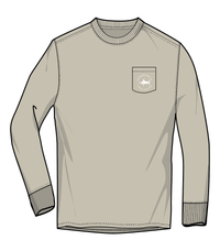 Saltwater Boys Company Turkey Long Sleeve T-Shirt - Khaki