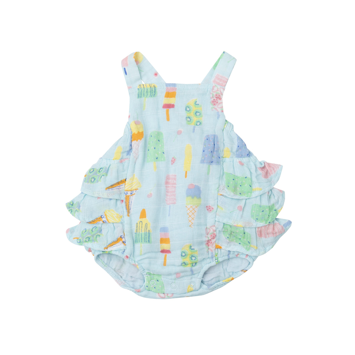 Angel Dear Fruit Dream Popsicles Ruffle Sunsuit