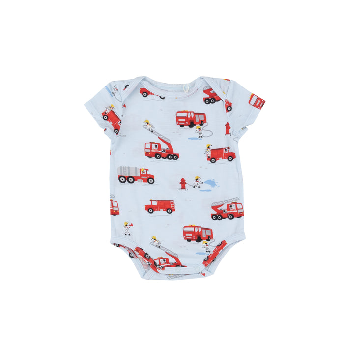 Angel Dear Firetruck Dalmatians Onesie