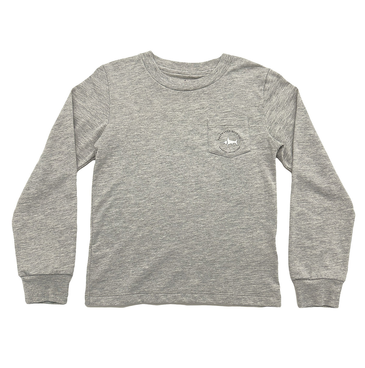 *Pre-Order* Saltwater Boys Company Christmas Ornament Deer Long Sleeve T-Shirt - Grey