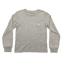 *Pre-Order* Saltwater Boys Company Christmas Ornament Deer Long Sleeve T-Shirt - Grey