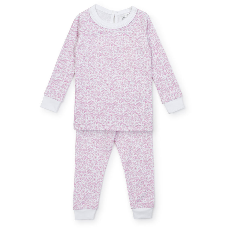 Lila + Hayes Pretty Pink Blooms Pajama Set