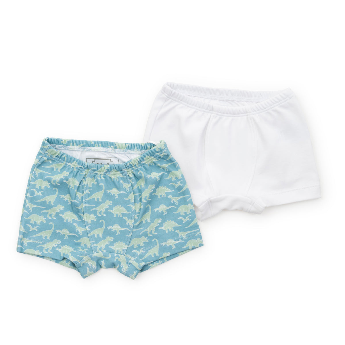 Lila + Hayes Boys Underwear Set - Dinosaur Dig/White