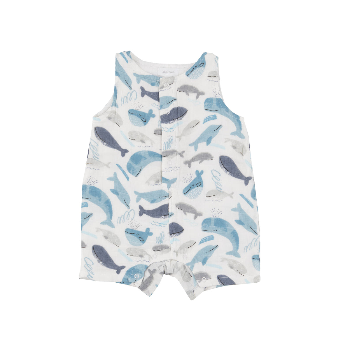 Angel Dear Blue Whales Romper