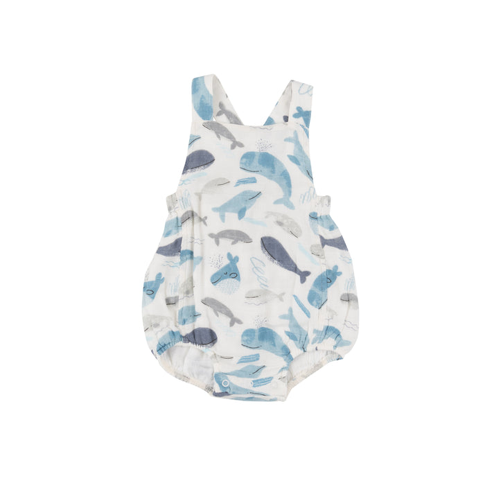 Angel Dear Blue Whales Sunsuit