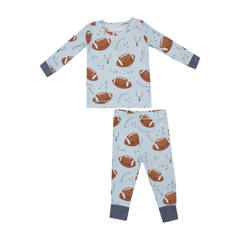 *Pre-Sale* Angel Dear Football Pajama Set - Blue