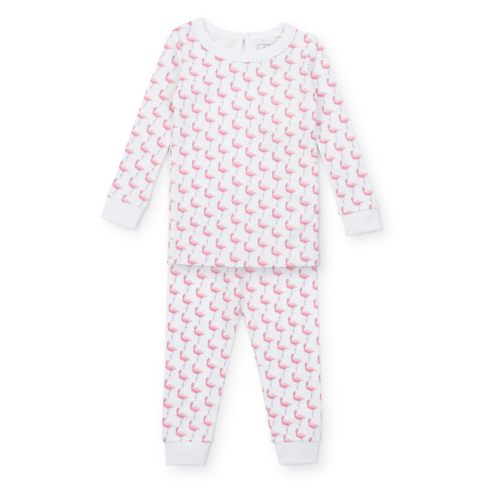 Lila + Hayes Fabulous Flamingos Pajama Set