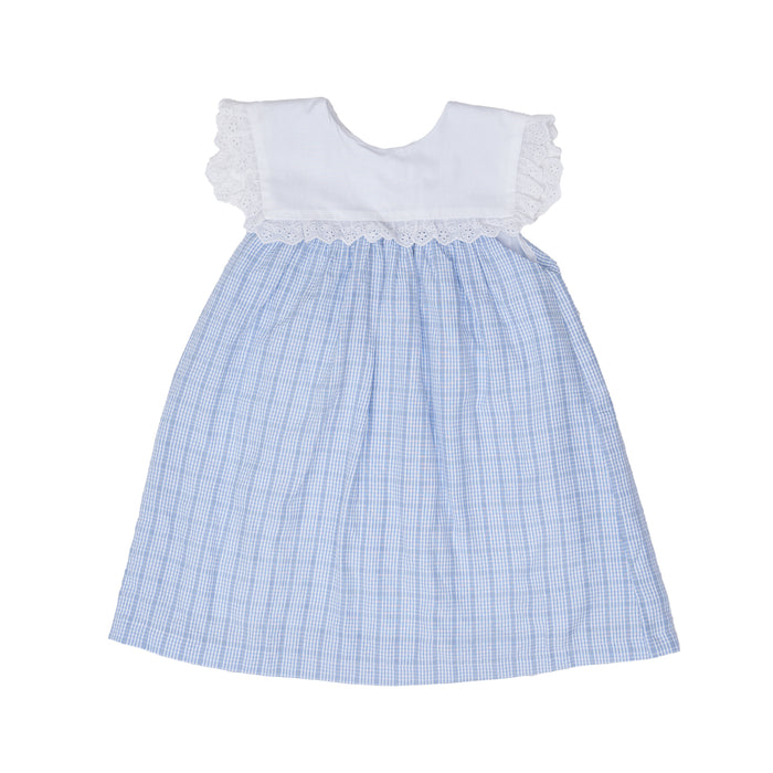 The Oaks Apparel Blue Check Dress