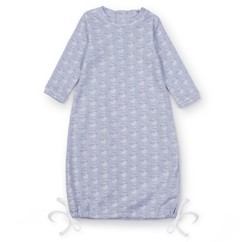 Lila + Hayes Snowman Daygown - Blue