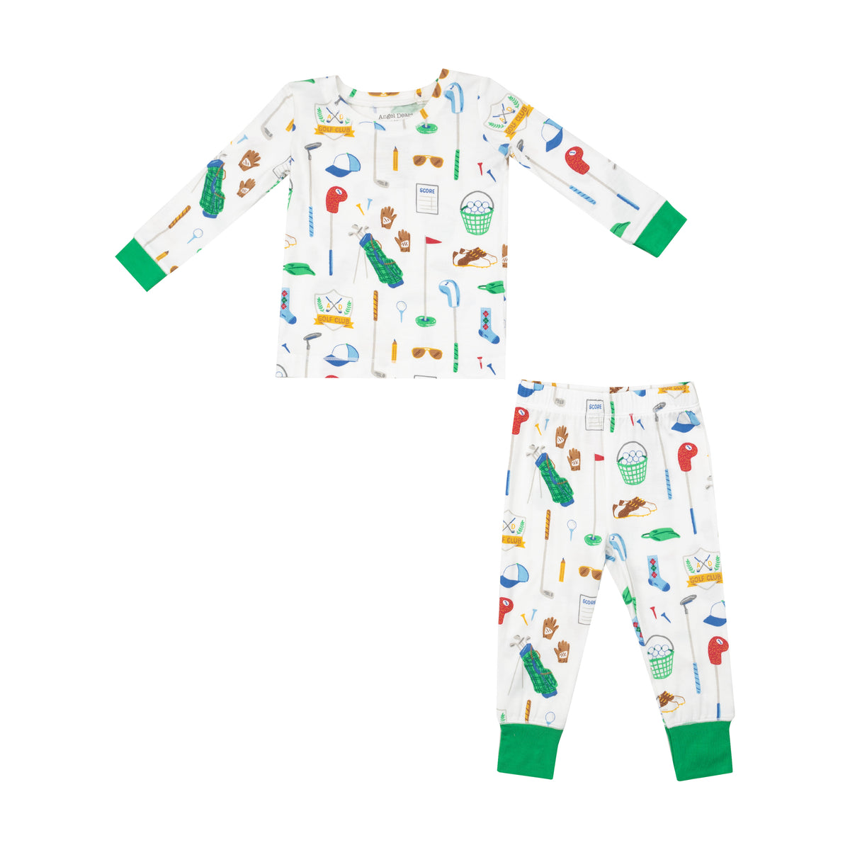 *Pre-Sale* Angel Dear Golf Club Pajama Set - Green