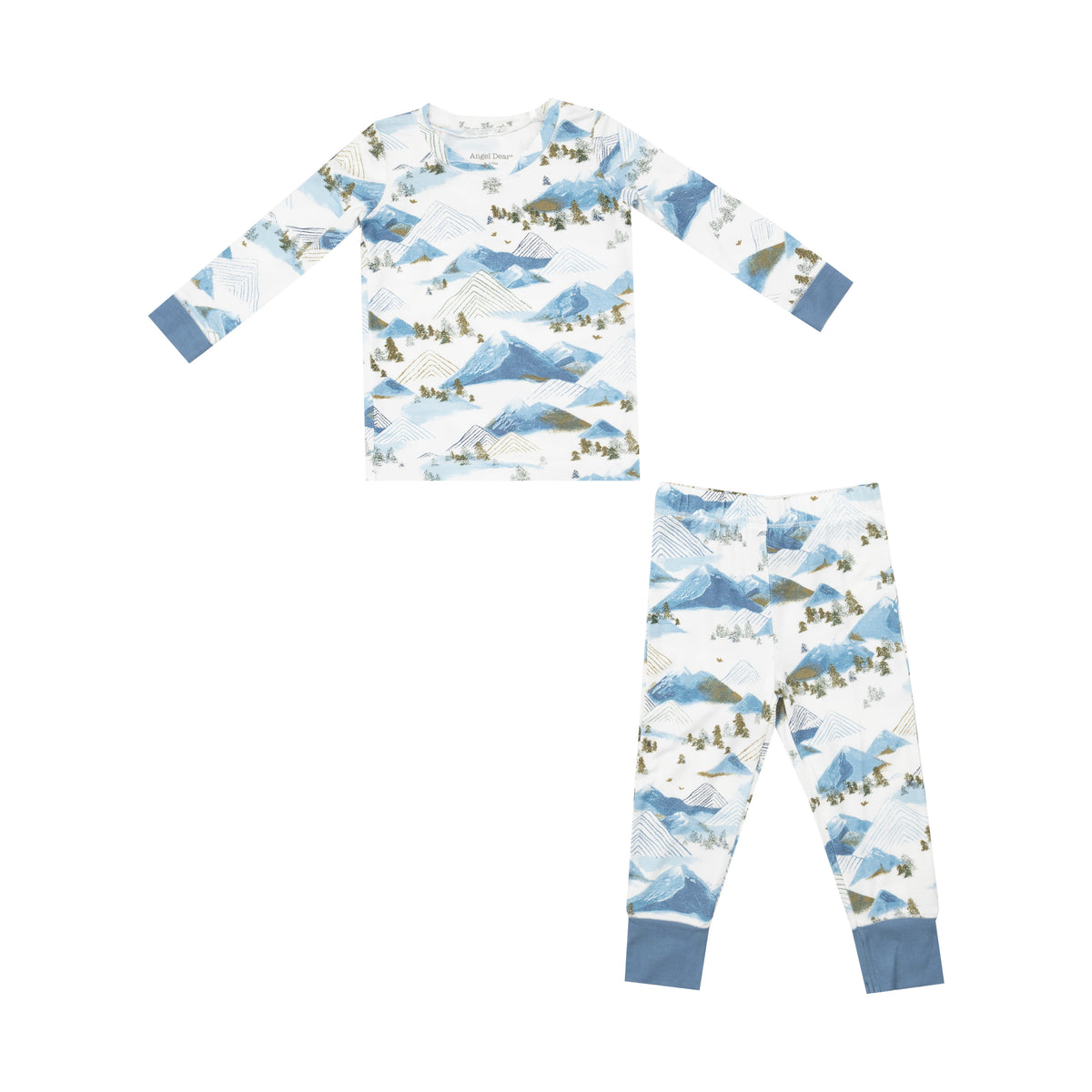 *Pre-Sale* Angel Dear Mountains Pajama Set - Blue