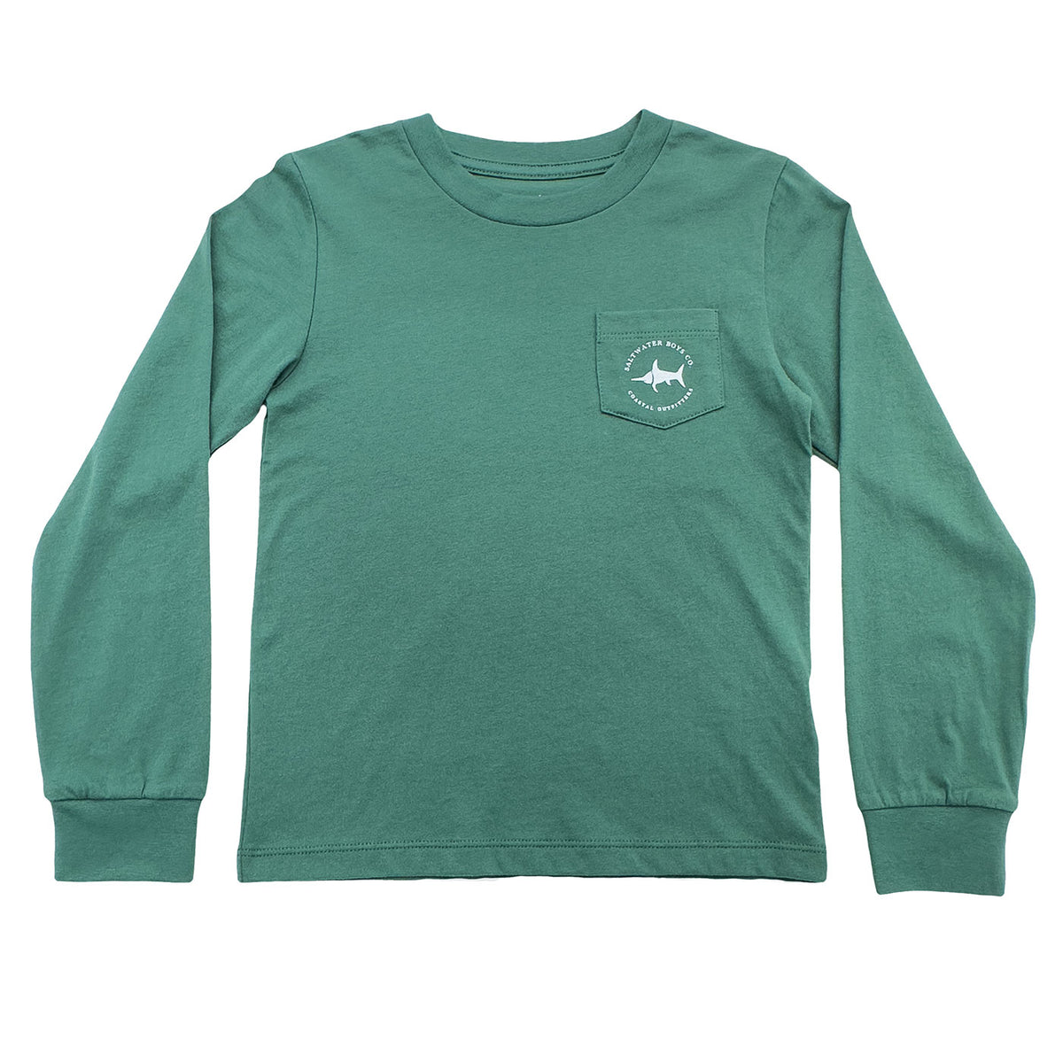 *Pre-Order* Saltwater Boys Company Santa Hat Long Sleeve T-Shirt - Green