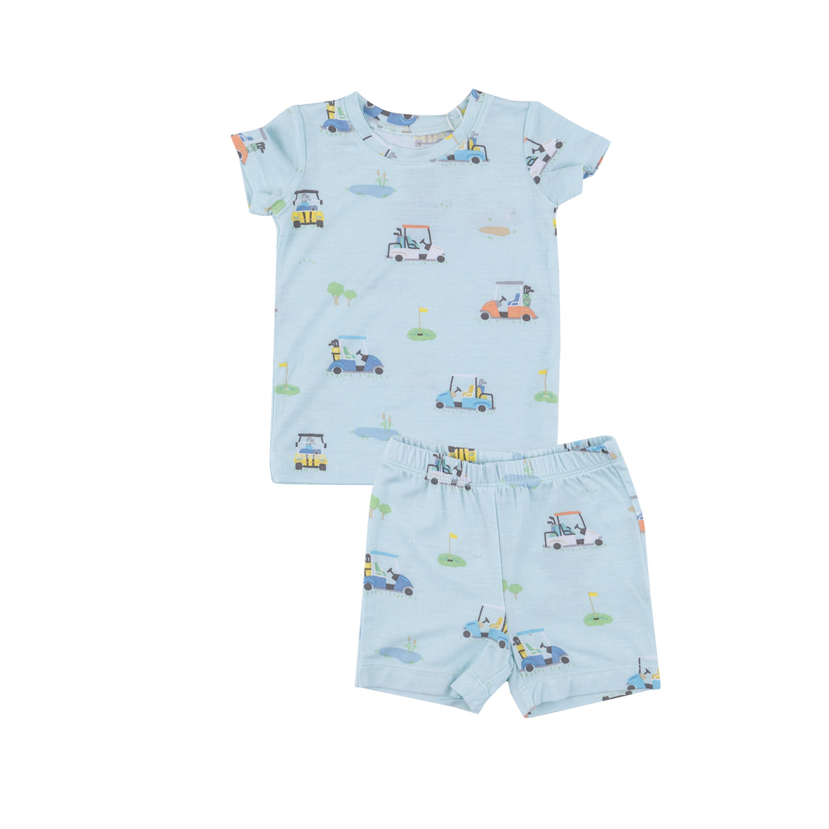 Angel Dear Golf Carts Pajama Set - Blue