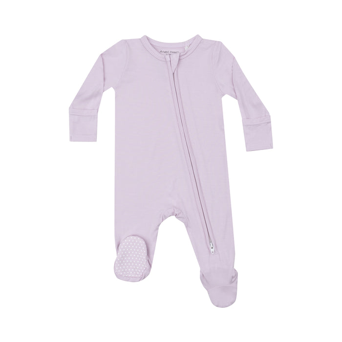 Angel Dear Zipper Footie - Orchid