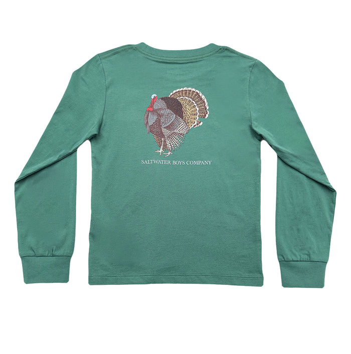 Saltwater Boys Company Deer Long Sleeve T-Shirt - Green