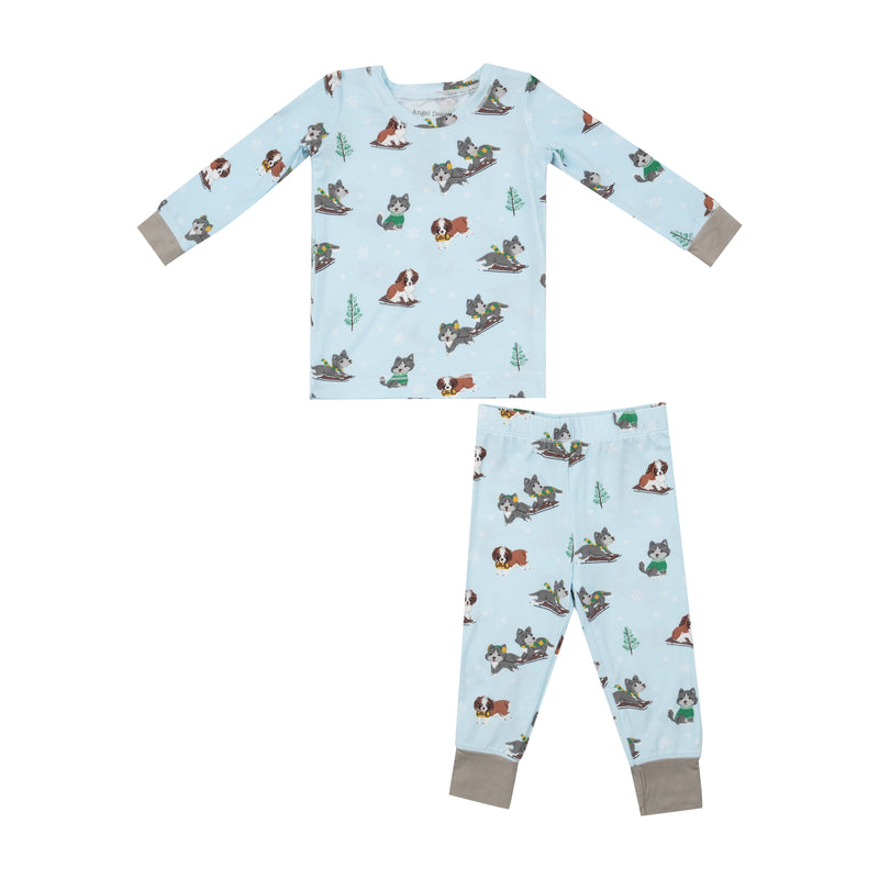 *Pre-Sale* Angel Dear Mush Puppies Pajama Set - Blue