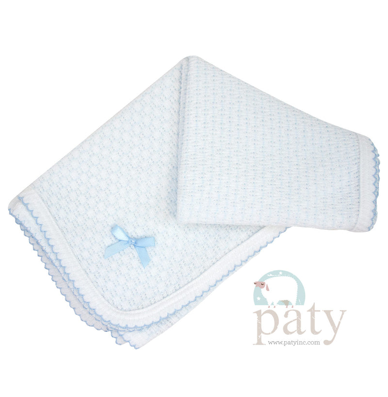 Paty, Inc. Swaddle Blanket - Blue