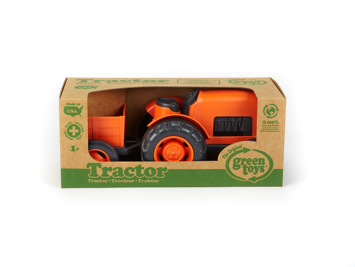 Green Toys Tractor - Orange