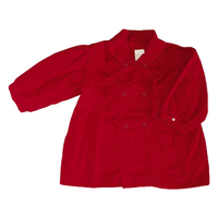 Petit Ami Corduroy Coat - Red