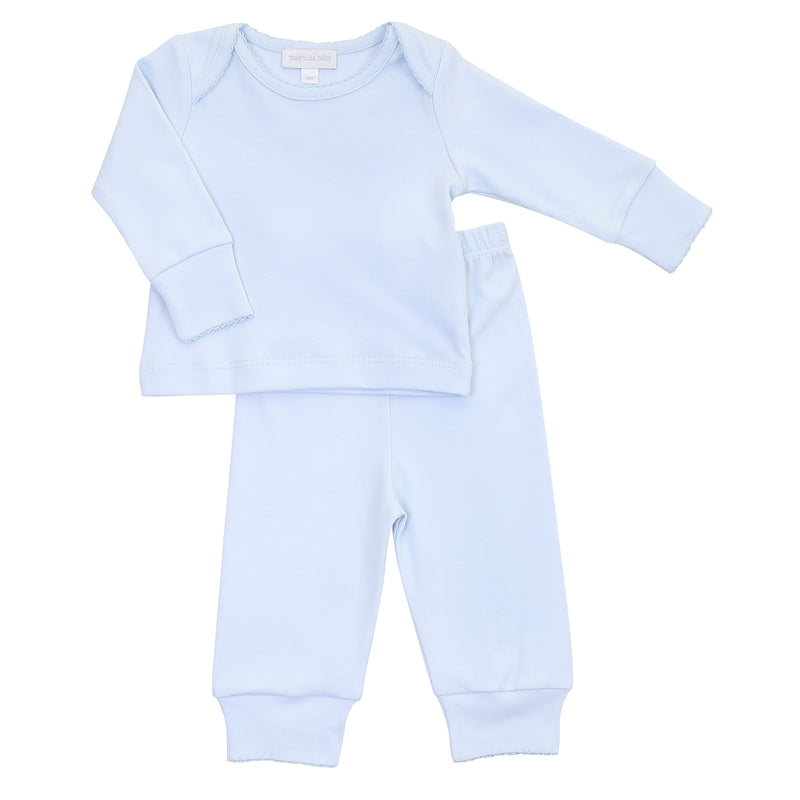 Magnolia Baby Two Piece Loungewear - Blue