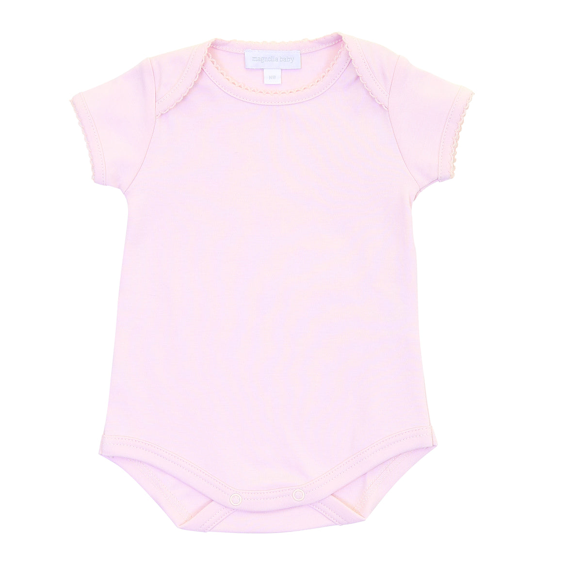 Magnolia Baby Essentials Short Sleeve Bodysuit - Pink