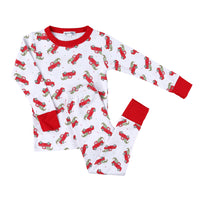 Magnolia Baby Christmas Traditions Red Long Pajama