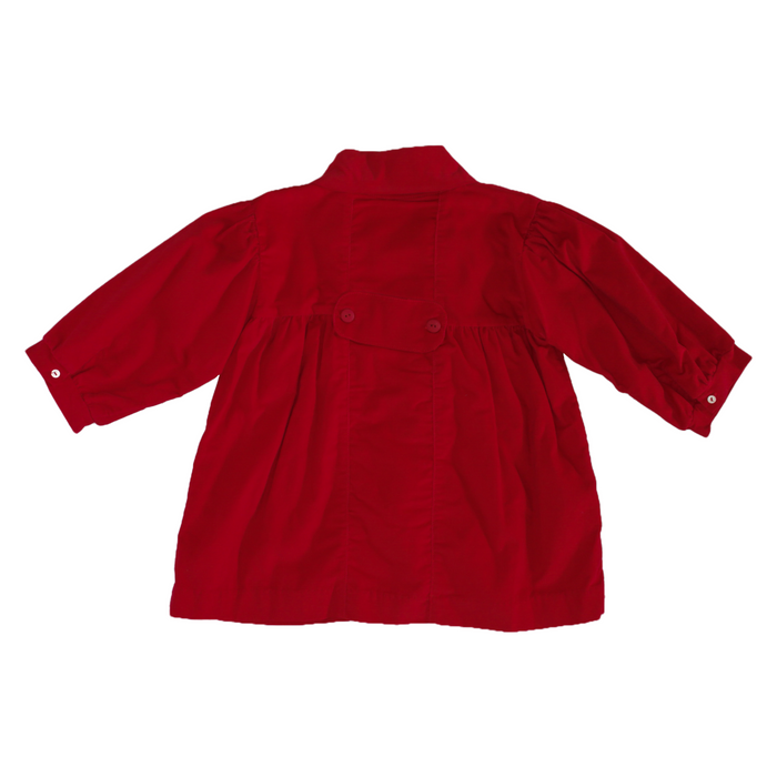 Petit Ami Corduroy Coat - Red